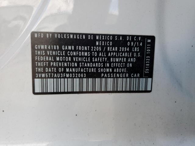 3VW5T7AU3FM032063 Volkswagen GTI