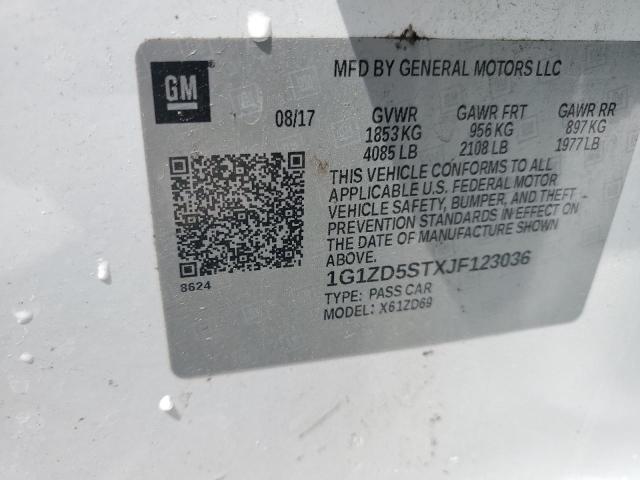1G1ZD5STXJF123036 Chevrolet lfv - direct injection, variable valve timing, gen 1