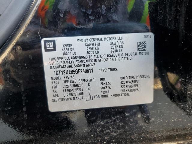 1GT12UE85GF240611 GMC lml - pti, duramax