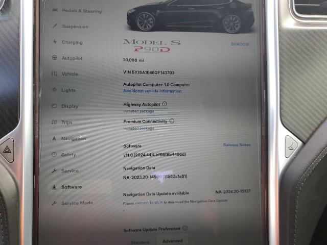 5YJSA1E48GF143703 Tesla MODEL S