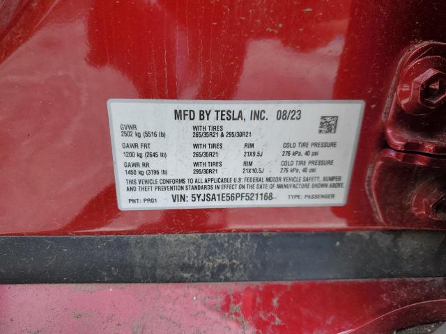 5YJSA1E56PF521168 Tesla MODEL S