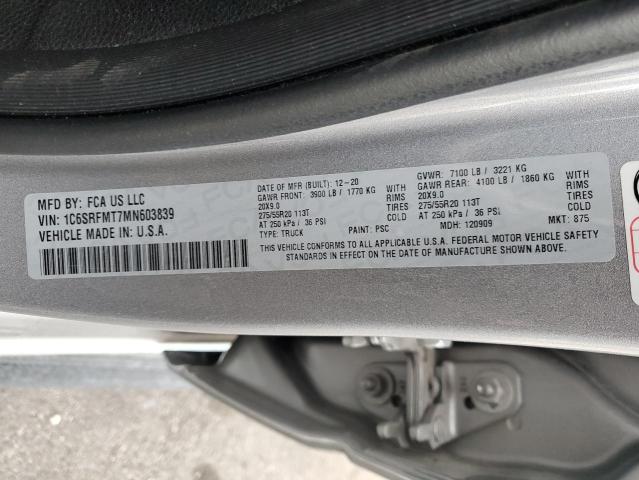 1C6SRFMT7MN603839 RAM 2021
