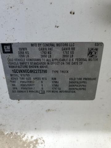 1GCVKNEC4HZ273790 Chevrolet Silverado