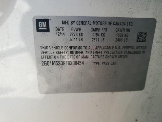 2G61M5S39F9200454 Cadillac XTS LUXURY