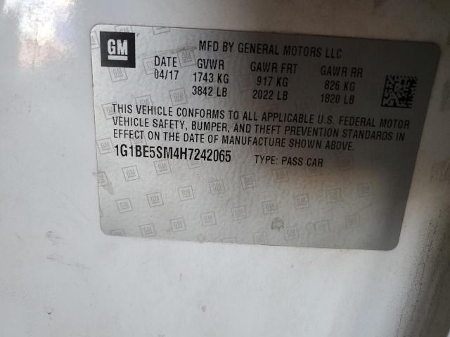 1G1BE5SM4H7242065 Chevrolet le2 -di: direct injection, vvt: variable valve timing, gen, alum