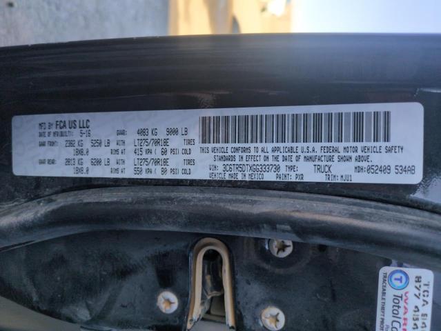 3C6TR5DTXGG333730 RAM 2500 Slt