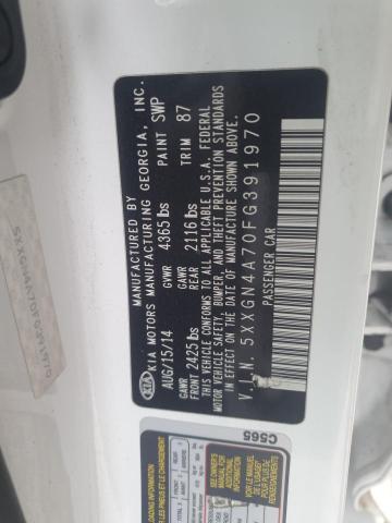 5XXGN4A70FG391970 KIA OPTIMA EX
