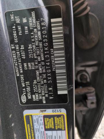 5XXGT4L31KG320187 KIA Optima Lx