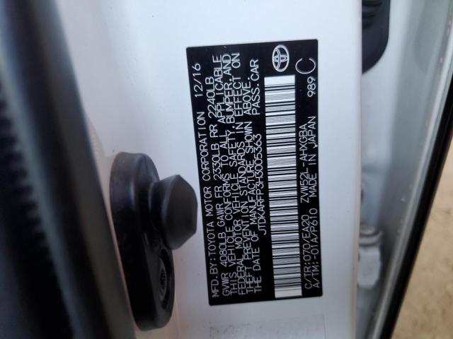 JTDKARFP3H3005363 Toyota 2zr-fxe+1nm