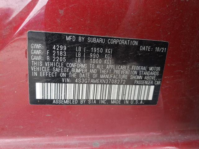 4S3GTAM6XN3708272 Subaru na
