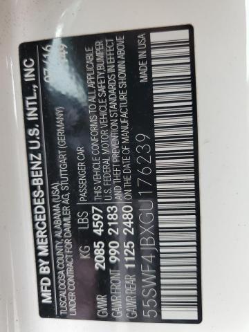 55SWF4JBXGU176239 Mercedes-Benz 2016