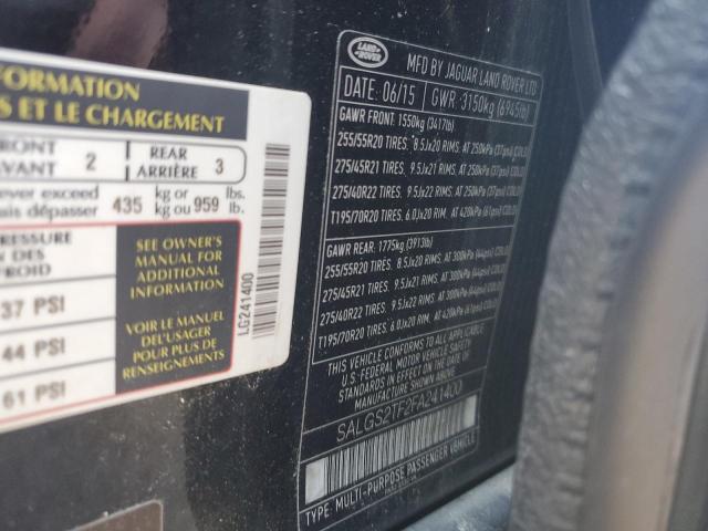 SALGS2TF2FA241400 Land Rover RANGE ROVE