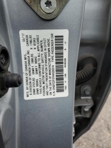 2HGFC2F57HH530314 Honda k20c2