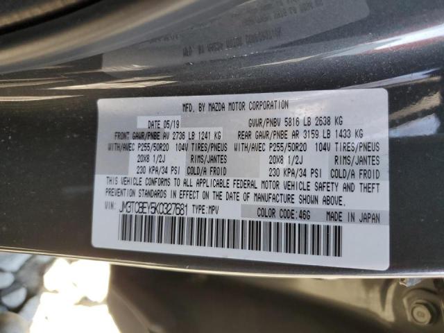 JM3TCBEY5K0327681 Mazda Cx-9 Signa