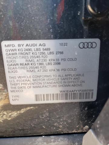 WA1EAAFY1P2050906 Audi Q5 PREMIUM