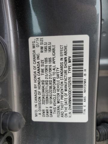 2HKRM4H30EH702976 Honda CR-V LX