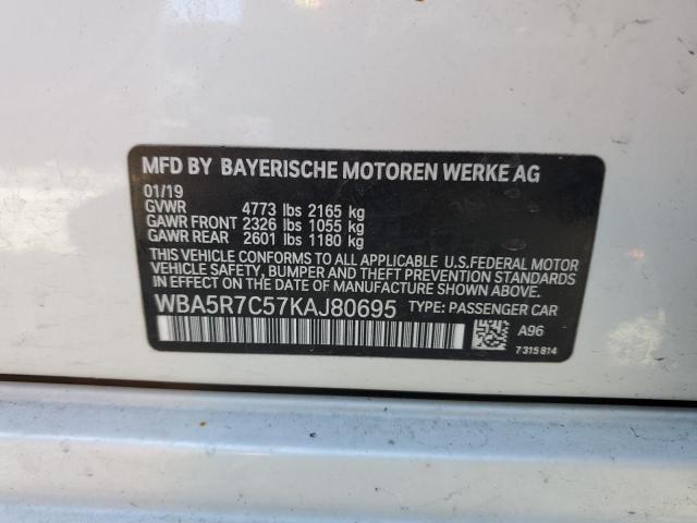 WBA5R7C57KAJ80695 BMW 330I