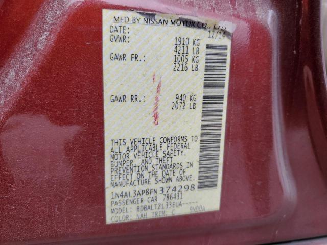 1N4AL3AP8FN374298 Nissan 2015