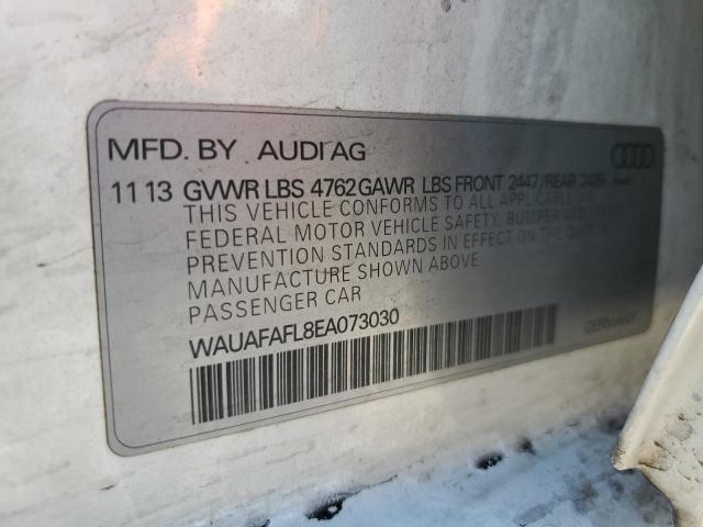 WAUAFAFL8EA073030 Audi A4 PREMIUM