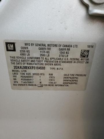 2GKALMEKXF6184588 GMC TERRAIN SL