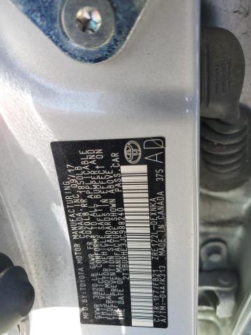 2T1BURHE3JC988240 Toyota COROLLA L