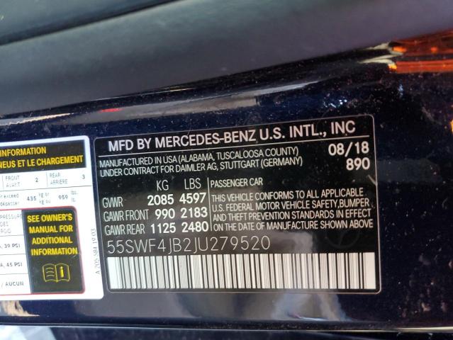55SWF4JB2JU279520 Mercedes-Benz m274