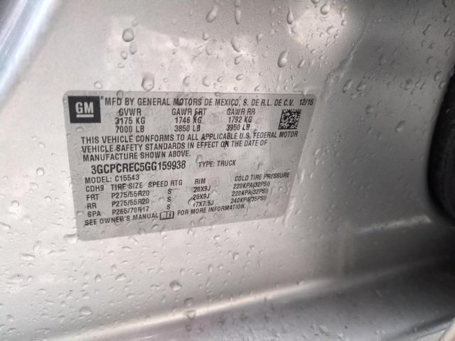 3GCPCREC5GG159938 Chevrolet Silverado