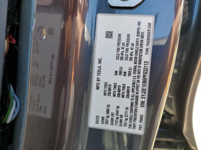 5YJ3E1EB6PF633113 Tesla 2023