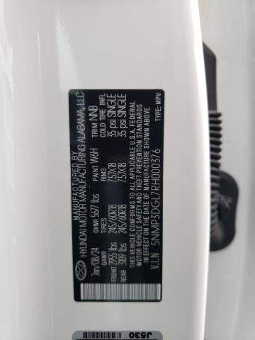 5NMP3DGL7RH000376 Hyundai Santa Fe X
