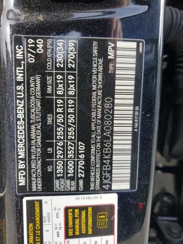 4JGFB4KB6LA080280 Mercedes-Benz GLE 350 4M
