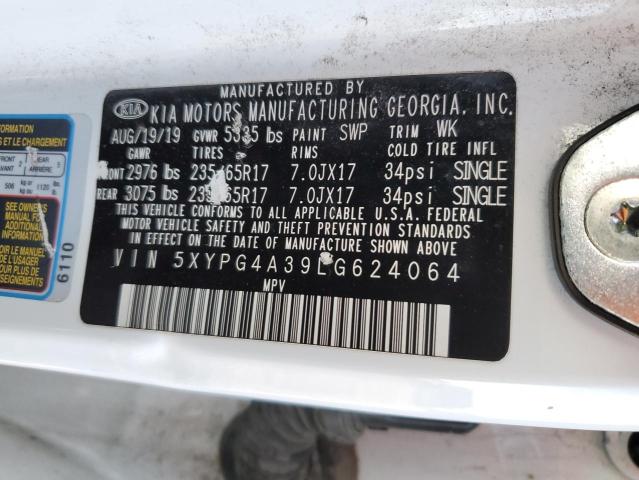 5XYPG4A39LG624064 KIA SORENTO L