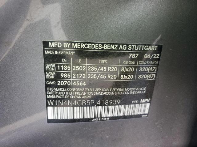 W1N4N4GB5PJ418939 Mercedes-Benz m260