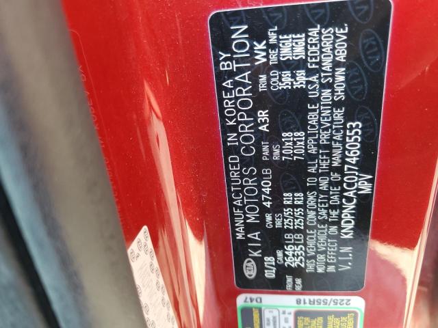 KNDPNCAC0J7460553 KIA gdi theta ii