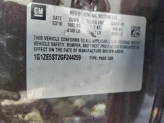 1G1ZE5ST2GF244259 Chevrolet MALIBU LT