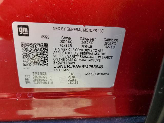 1GNERJKW0PJ253849 Chevrolet Traverse