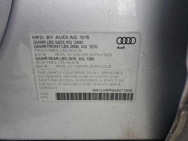 WA1L2AFP6GA071848 Audi Q5 PREMIUM
