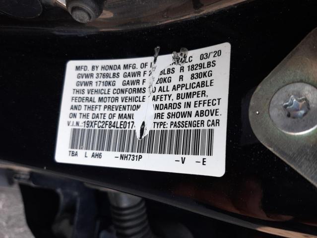 19XFC2F84LE017423 Honda k20c2