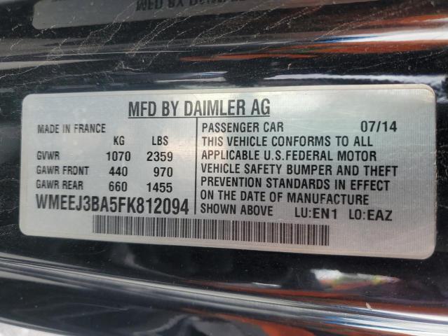 WMEEJ3BA5FK812094 Smart Fortwo