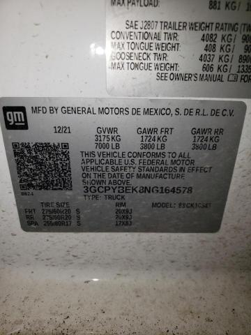 3GCPYBEK8NG164578 Chevrolet l3b