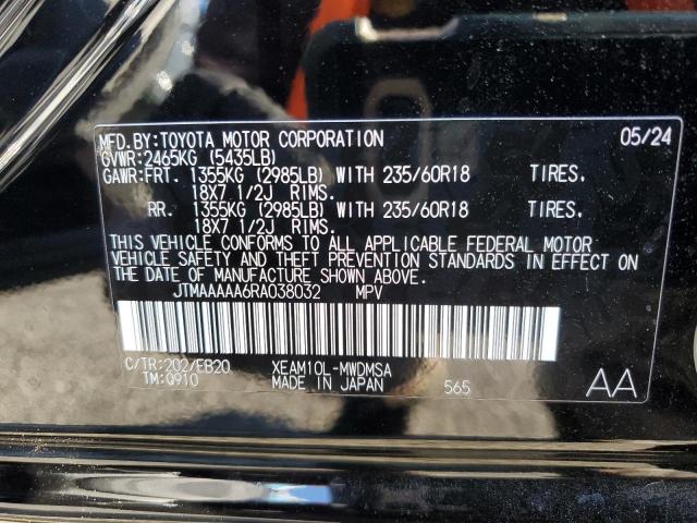 JTMAAAAA6RA038032 Toyota BZ4X XLE