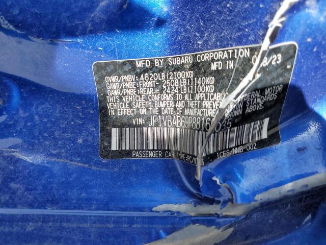 JF1VBAB69P8816035 Subaru WRX