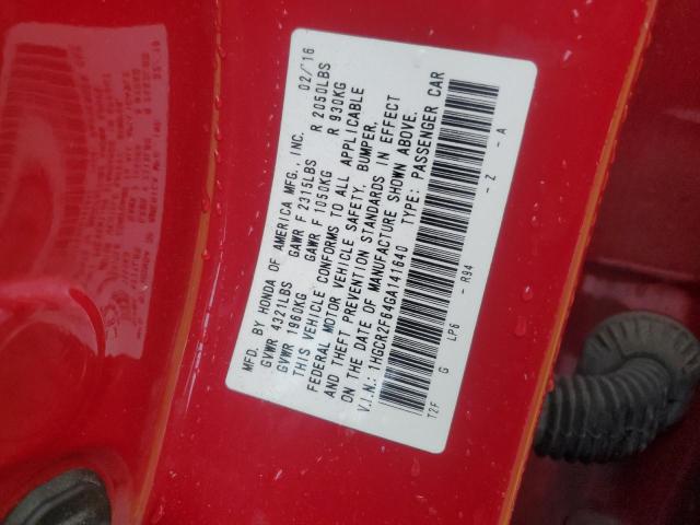 1HGCR2F64GA141640 Honda k24w1