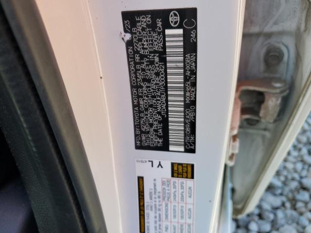 JTDADABU1P3000421 Toyota Prius Le