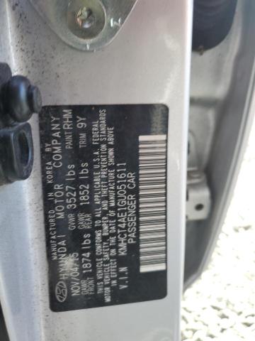 KMHCT4AE1GU051611 Hyundai dohc gdi gamma
