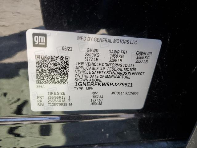 1GNERFKW9PJ279511 Chevrolet TRAVERSE L