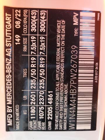 W1N4M4HB7PW267039 Mercedes-Benz Glb 250 4m