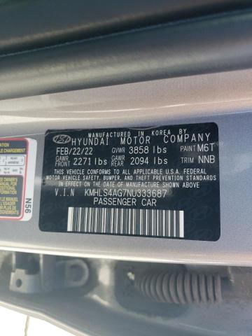 KMHLS4AG7NU333687 Hyundai mpi nu pe
