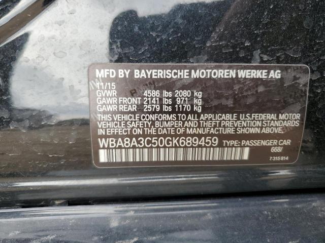 WBA8A3C50GK689459 BMW 2016