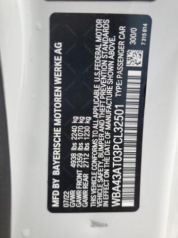 WBA43AT03PCL32501 BMW 430xi