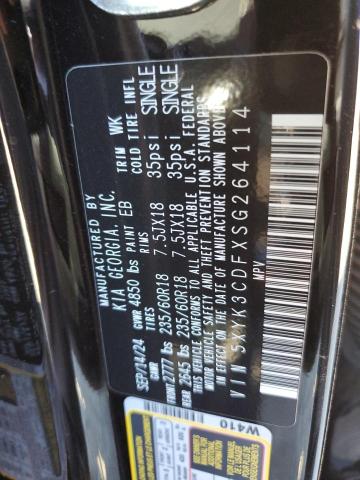 5XYK3CDFXSG264114 KIA gdi theta iii